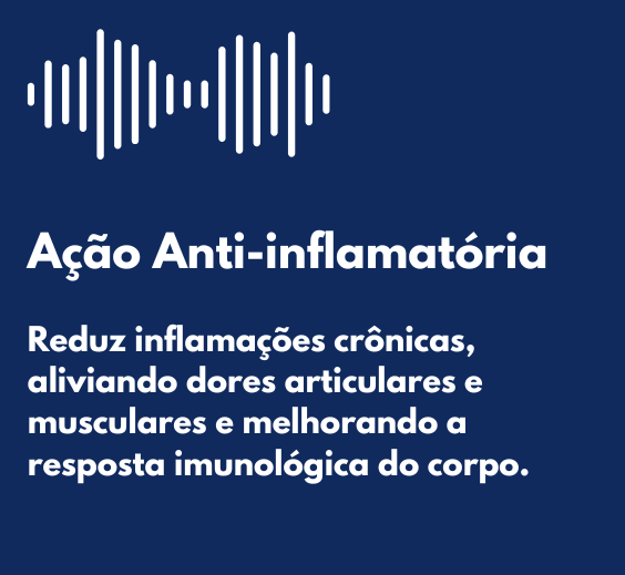 Trans Resveratrol Gotas benefícios - Ação Anti-inflamatória