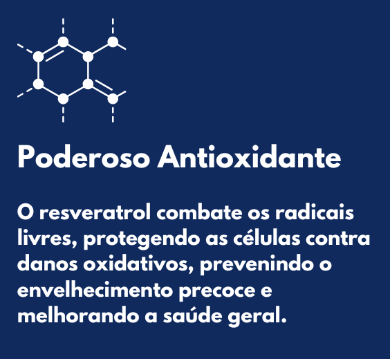 Trans Resveratrol Gotas benefícios - Poderoso Antioxidante