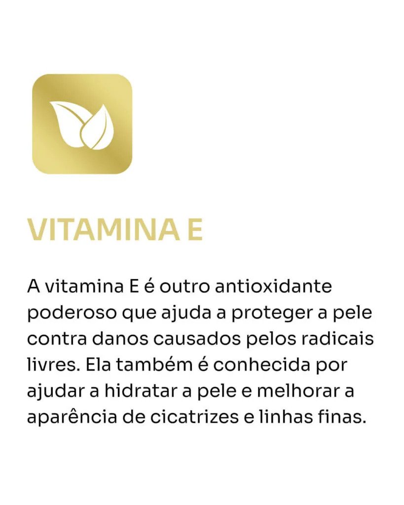 Clareador NutralFit ingredientes - Vitamina E