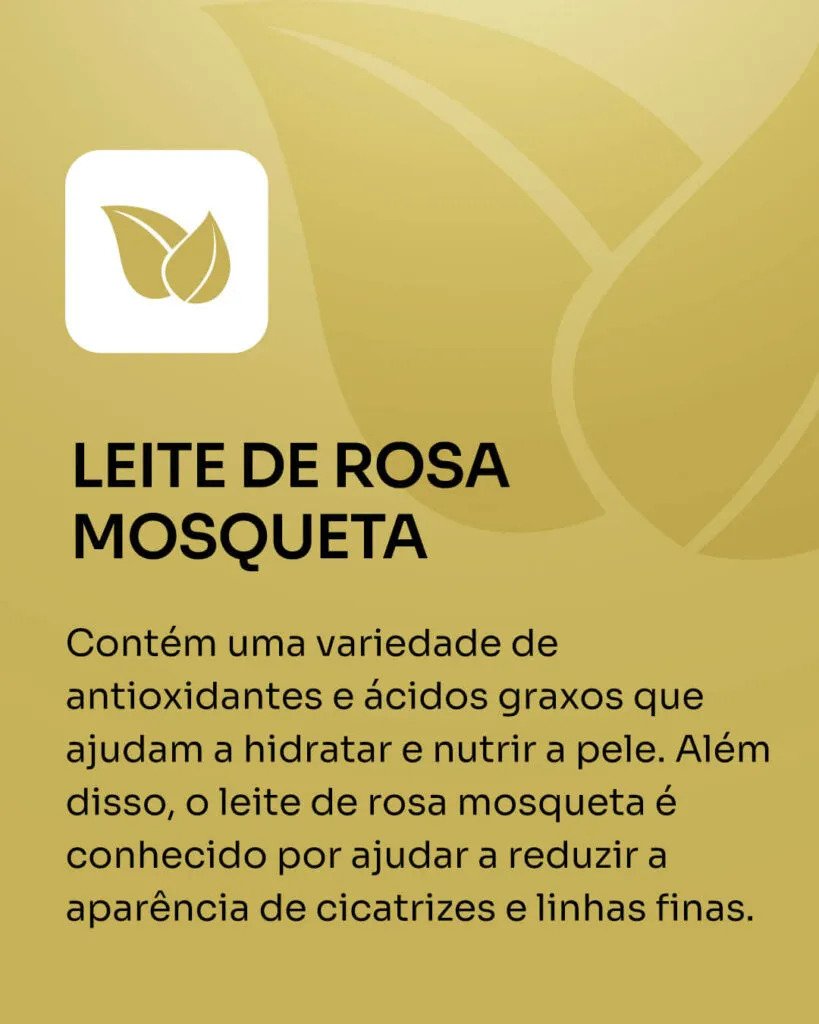 Clareador NutralFit ingredientes - Leite de rosa mosqueta