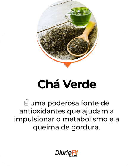 DiureFit Black ingredientes - Chá Verde