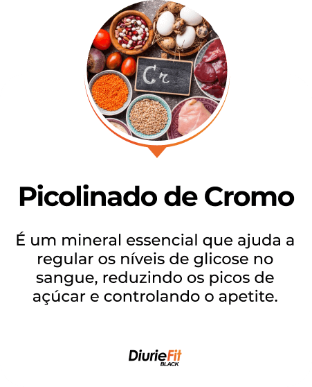 DiureFit Black ingredientes - Picolinado de Cromo